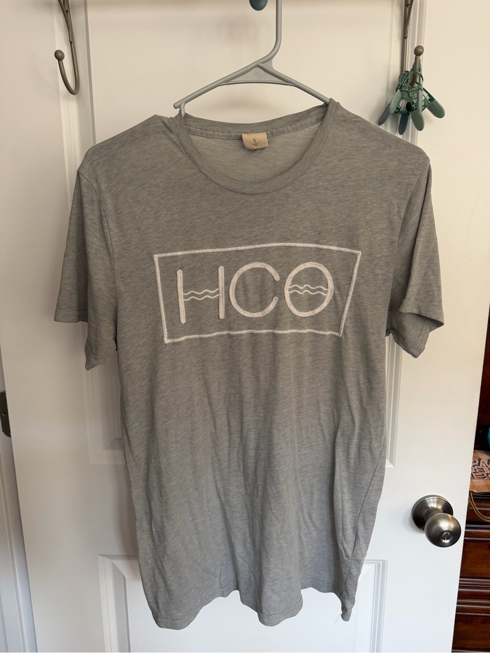 HCO Light Gray Graphic Logo Crew Neck T-Shirt